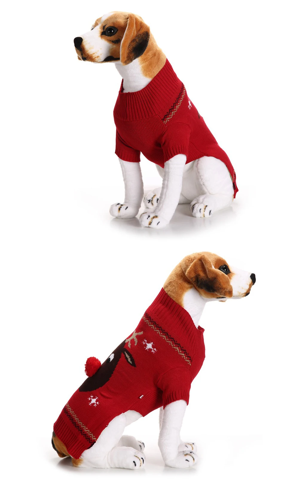 HEYPET зимняя теплая одежда для собак с капюшоном Чихуахуа французская собака породы бульдог пальто для маленьких средних и больших для собак для домашних животных для кошек пальто Рождество