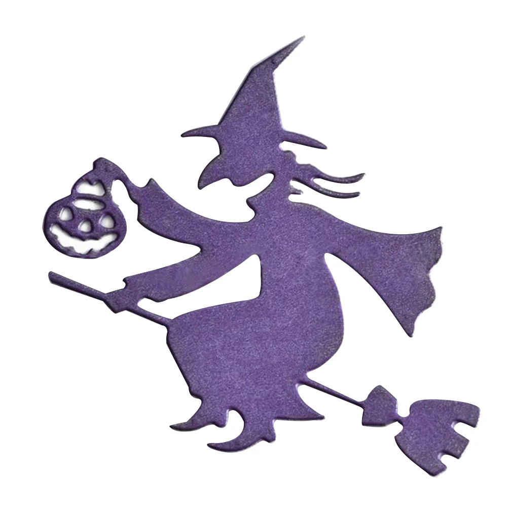 DIY Halloween Cutting Dies 2022 Newest Witch Pumplin Steel Metal Embossing Craft Cuttings Scrapbooking Card Marking Decor Tool 3 | Дом и сад