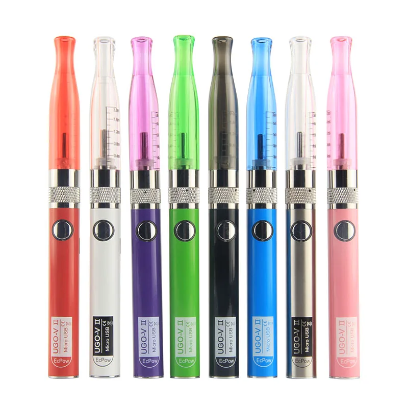 10pcs electronic cigarette ugo v II gs h2 blister kit box mod evod mt3 vapor pen ego ce4 ce5 e hookah shisha battery e cigarette