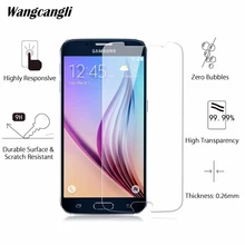 Verre trempé Pour Samsung Galaxy S6 A3 A6 A7 A8 J3 J5 J7 2016 2017 2018 Protecteur d'écran 0.28mm 9 H Film Protecteur Étui En Verre(China)