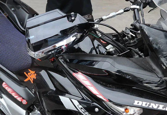Мотоциклетные ручные охранники лобовое стекло Ветер Дефлектор ручная перегородка прозрачный черный Универсальный для YAMAHA Honda Kawasaki Benelli модель Aprilia BMW
