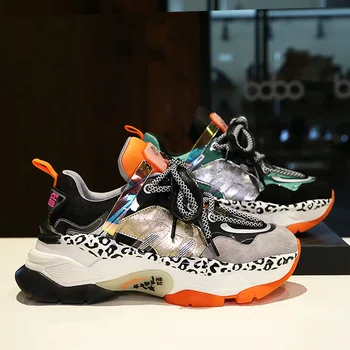 

Casual Shoes Women Platform Sneakers Autumn Fashion Brand zapatos de mujer chaussures femme Patchwork Ladies footware Breathable
