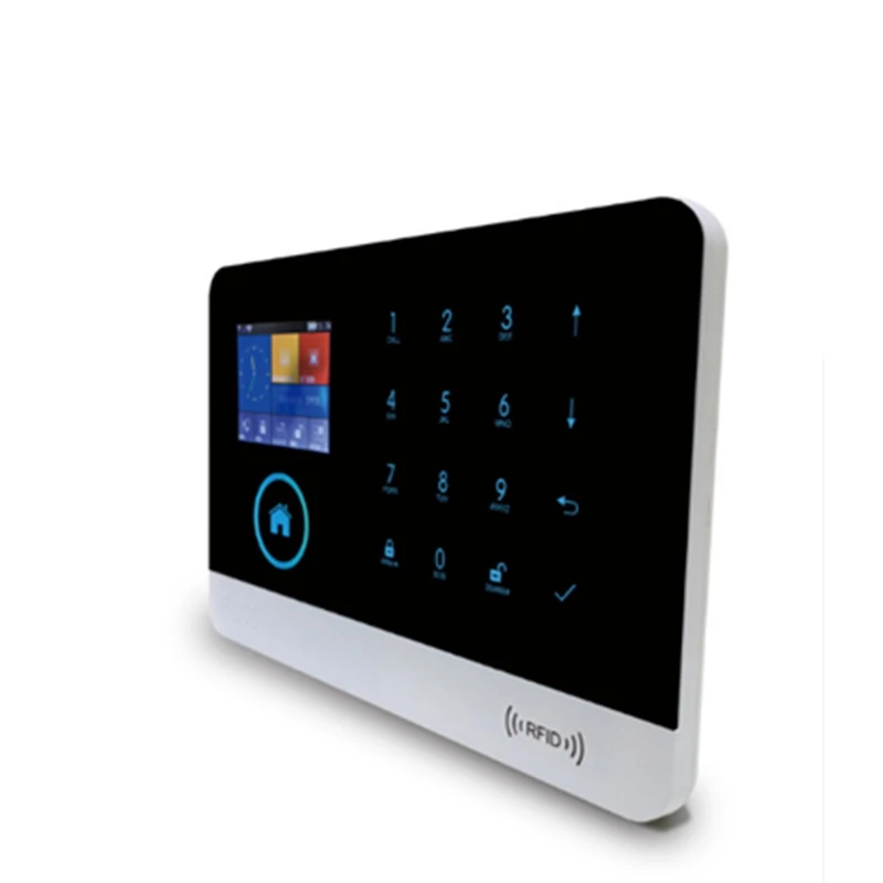 Video GSM Alarm system Switchable Wireless Home Security WIFI 2G Network Alarm system APP Remote Control RFID card Arm Disarm