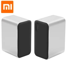 Xiaomi Bluetooth компьютерный динамик 12 Вт 2,4 ГГц беспроводной портативный двойной бас стерео AUX DSP светодиодный индикатор с микрофоном