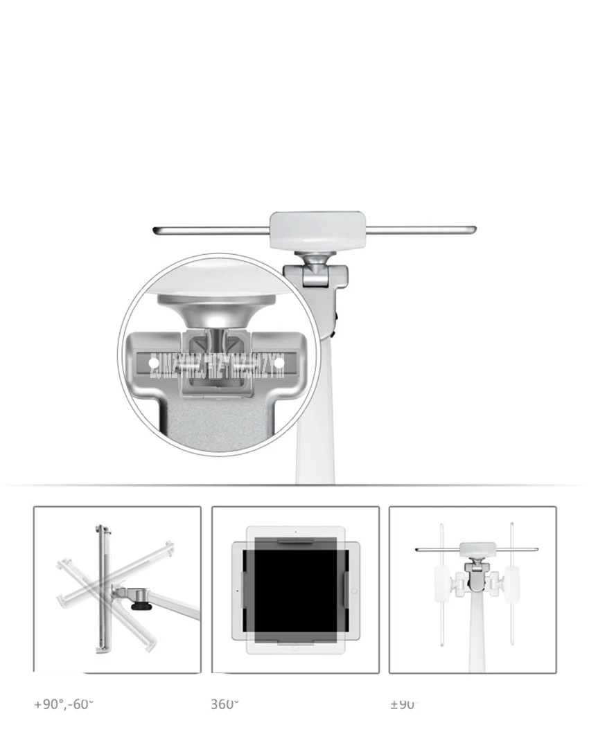 3 в 1 UP-8 Алюминиевый сплав 7-1" планшетный ПК+ держатель для смартфона+ напольная подставка для ноутбука поворотный диапазон высоты 31-108 см