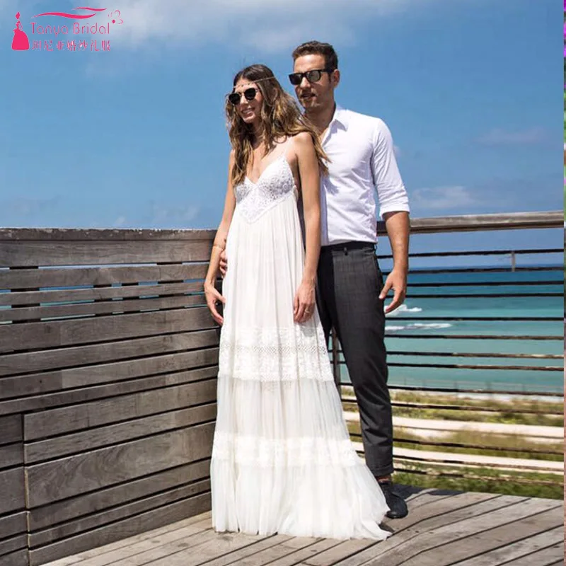 Breathable Beach Bohemian Wedding 