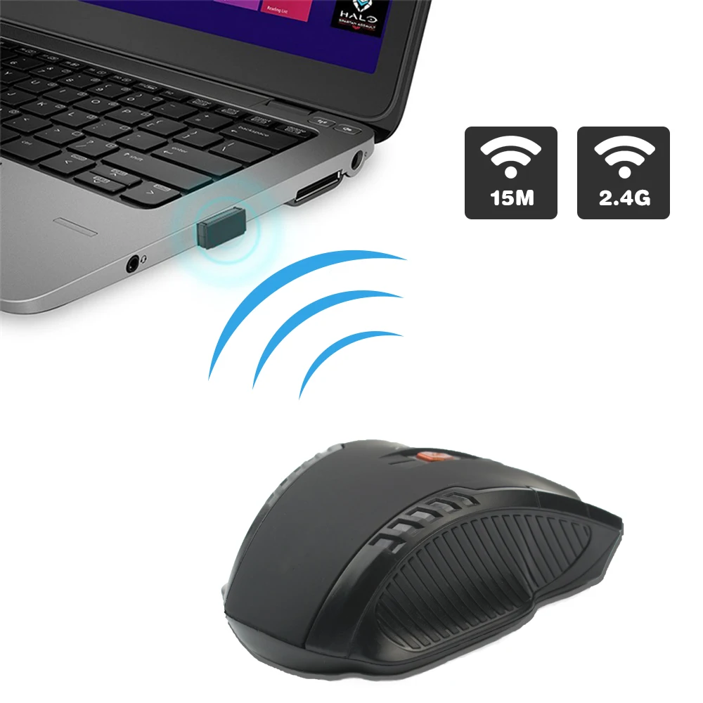 FELYBY USB Беспроводная мышь против отпечатков пальцев ловкая профессиональная игровая мышь для компьютера lapto Высокое качество 2,4 ГГц 1600 точек/дюйм
