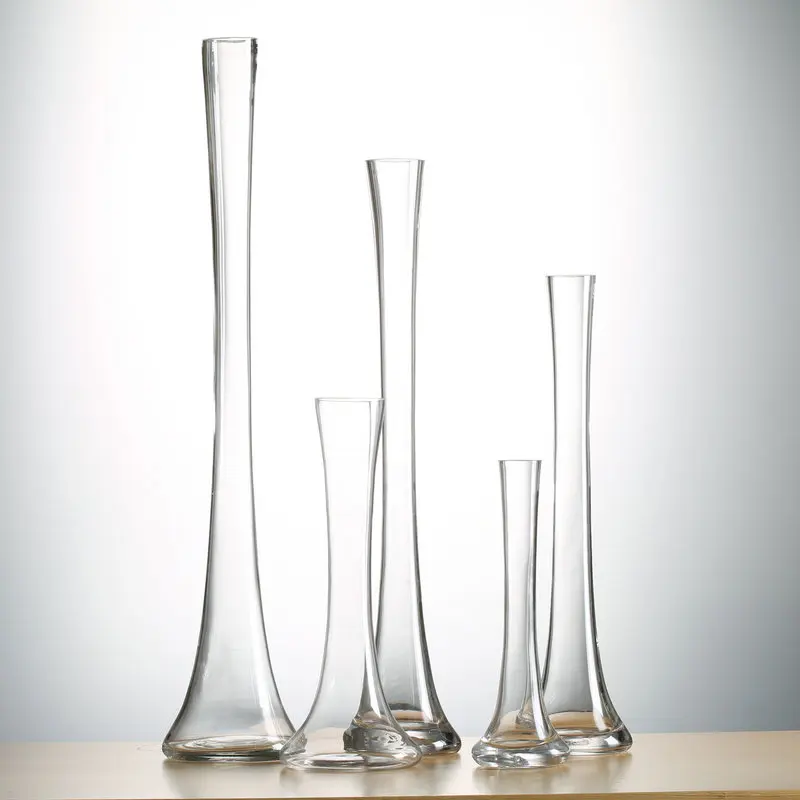 Giemza Large Floor Vases Tall 1pc High Glass Vase For Home Decor