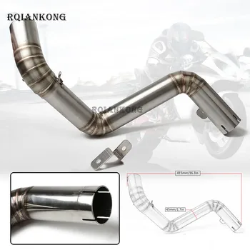 

Motorcycle Exhaust Muffler Mid Connect Refit Motorbike Middle Pipe Exhaust Case FOR KTM DUKE200/DUKE390 /Duke125 2012 2013 2014
