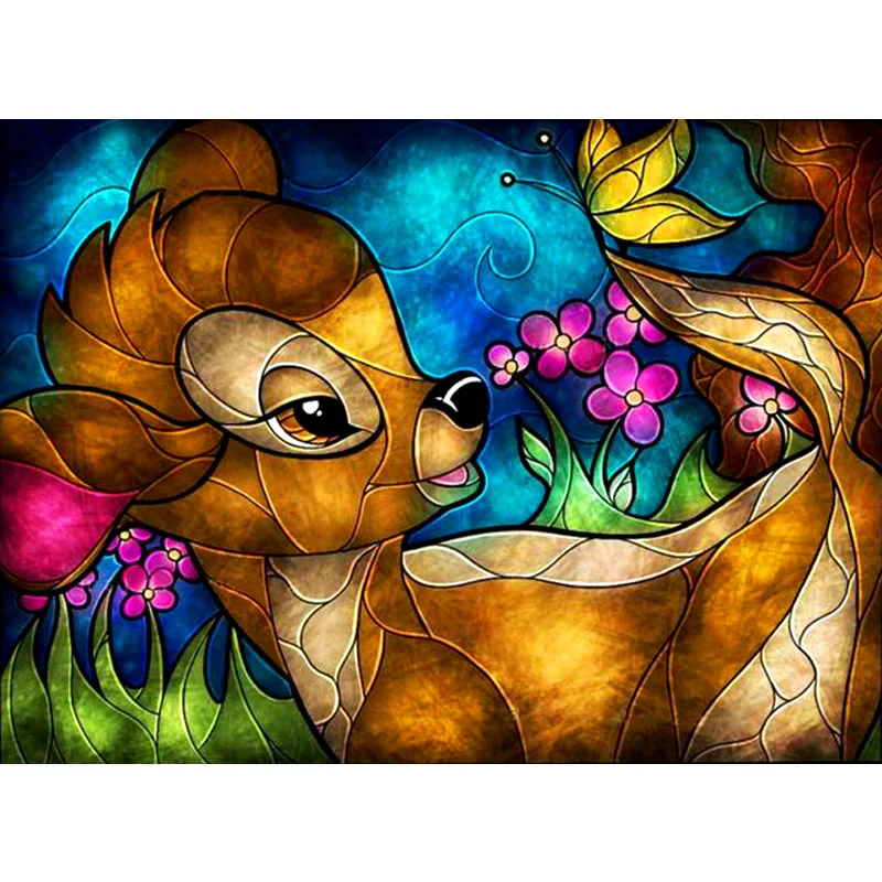 

Full Square/Round Drill 5D DIY Diamond Painting "Cartoon deer" 3D Embroidery Cross Stitch 5D Rhinestone Home Decor Gift