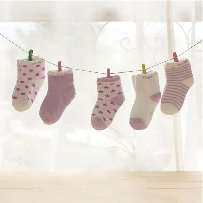 Детские носки толстые хлопковые осенне-зимние носки для мальчиков и девочек от 0 до 3 лет осенне-зимние детские носки - Цвет: purple