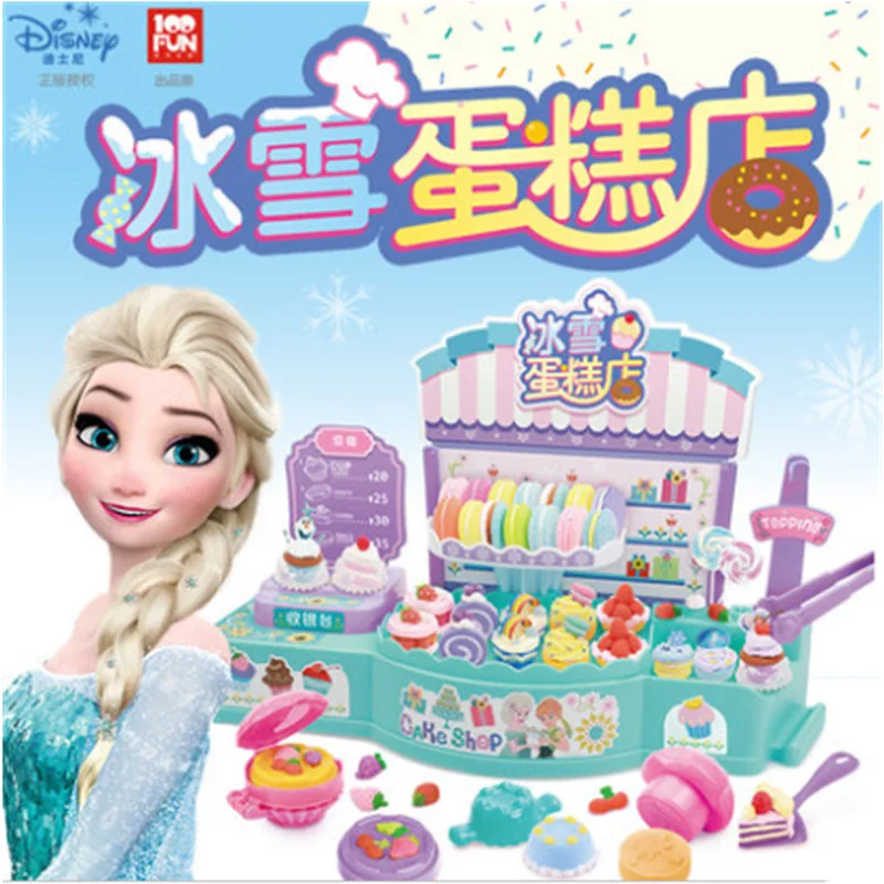 

Disney slime fluffy 3D printer kids slijm clay Non-toxic children handmade puzzle toy Frozen Color mud Foam DIY Plasticine set