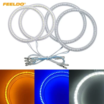 

FEELDO 4pcs/Set Car LED Halo Rings Angel Eyes DRL Head Lamp For Hyundai Tiburon(03-06)/Sonata (02-05)/i30 (08-11)