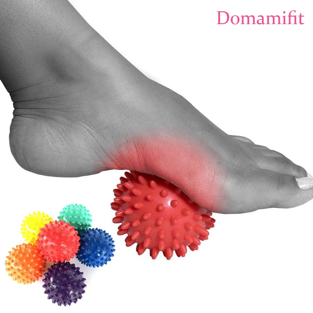 

7.5cm Soft Foot Massage Spiky Ball Deep Tissue Acupresssure Recovery Relax Foot Back Shoulder Leg Hand Tight Muscle Massager