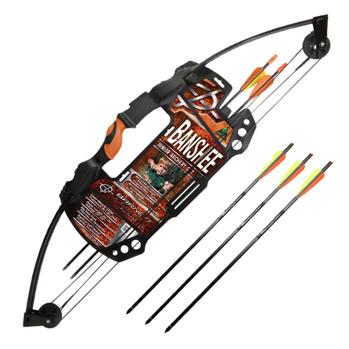 BANSHEE ARCHERY KIT SET COMPOUND BOW AMBIDEXTROUS 25LB DRAW NEW