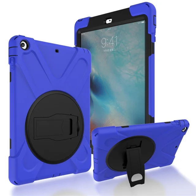 RYGOU для iPad Air 2 чехол противоударный ударопрочный Ударопрочный силиконовый сверхмощный защитный чехол для Ipad Air2 - Цвет: Dark Blue