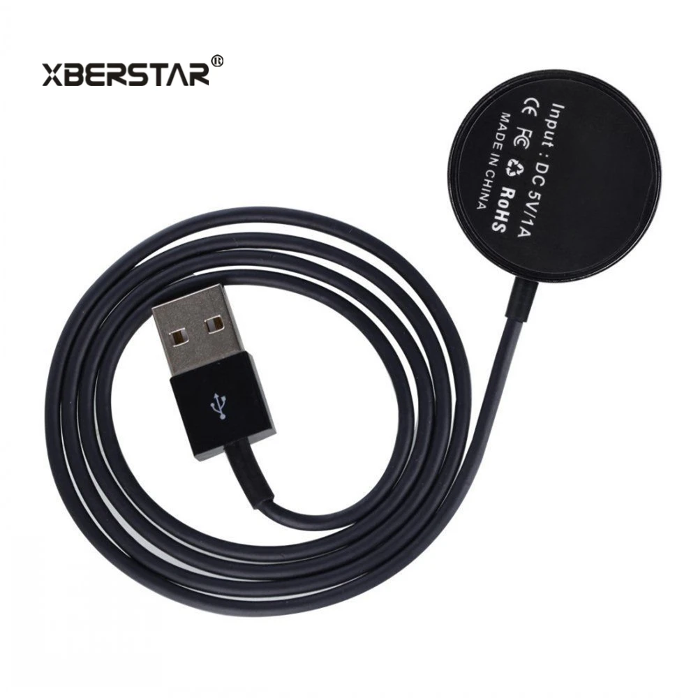 XBERSTAR 80 см USB Магнитная зарядная док-станция зарядное устройство кабель для huawei Смарт-часы 1 зарядное устройство не для huawei Смарт-часы 2