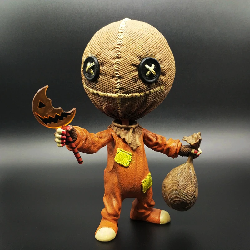 

6 "Sam trick-or-treating Sam elm street Jason hand puppet model toy Mezco ants