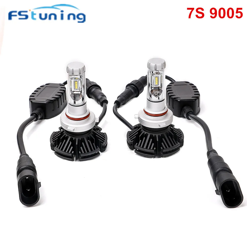 

FStuning 6000LM H7 led headlight 9005/HB3 HB4/9006 h8/h9H11 car Led Headlight ZES canbus auto led headlamp bulbs led fog light