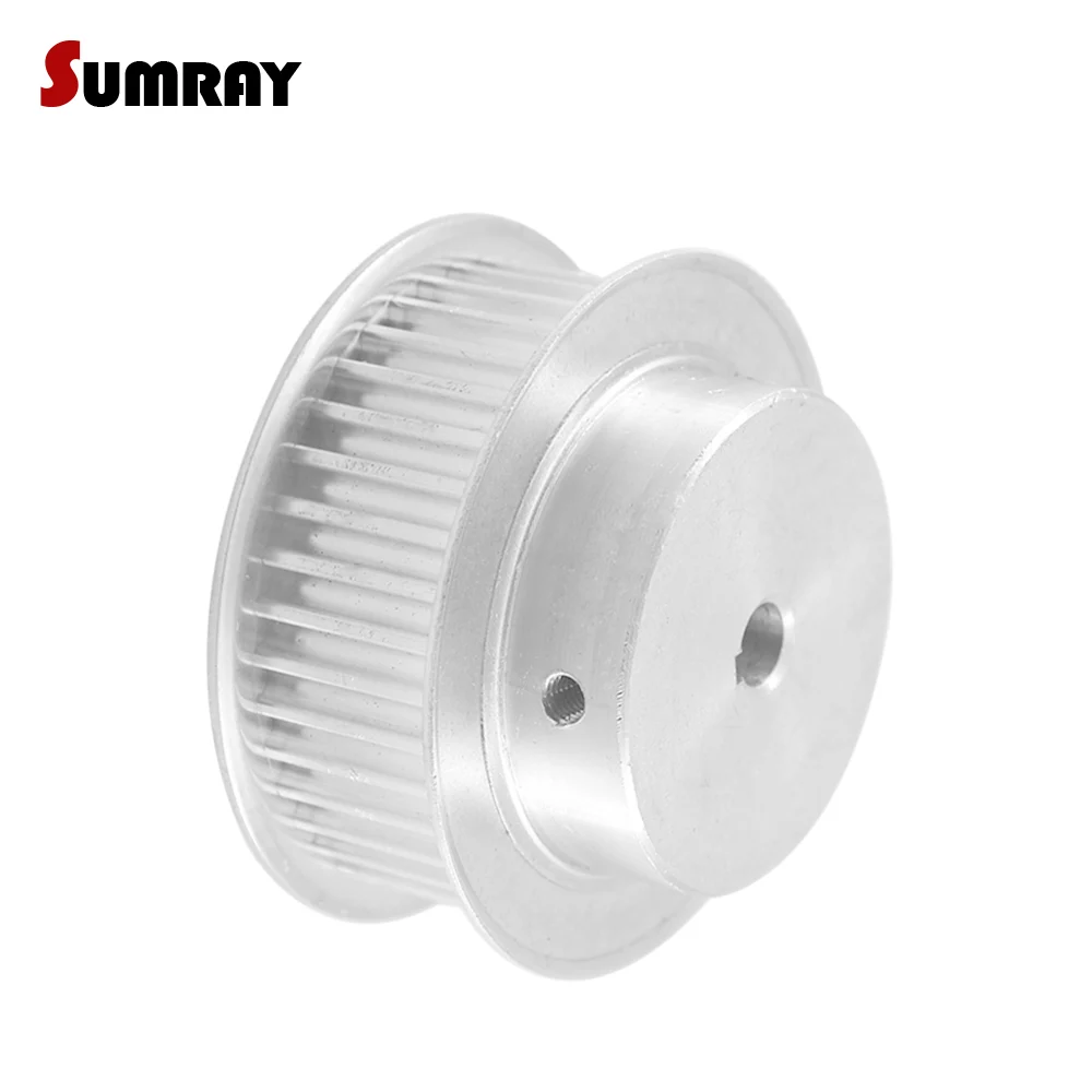SUMRAY 5M 80T Keyway Timing Belt Pulley 20/22/24/25mm bore keyway