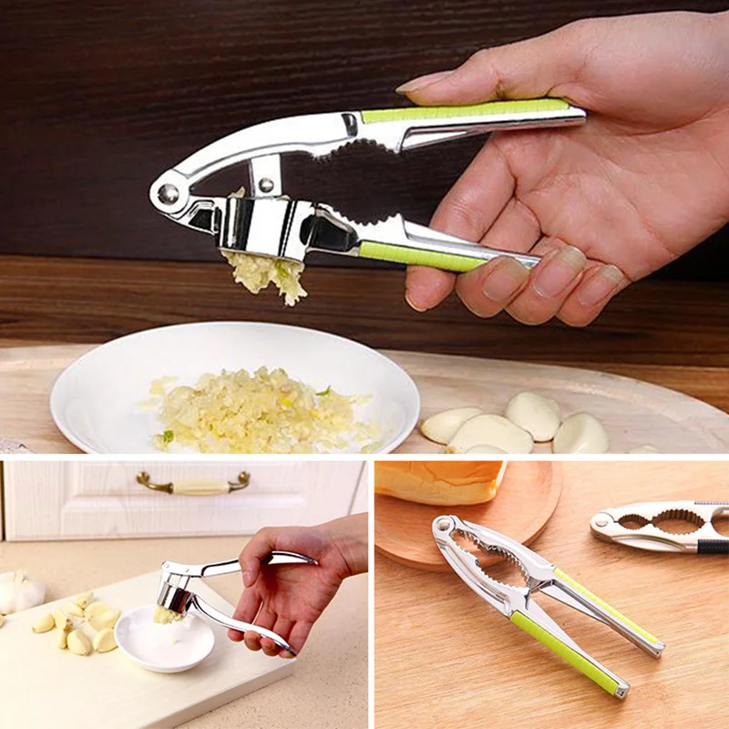 Universal Stainless Steel Kitchen Squeeze Tool Alloy Ginge Vegetable