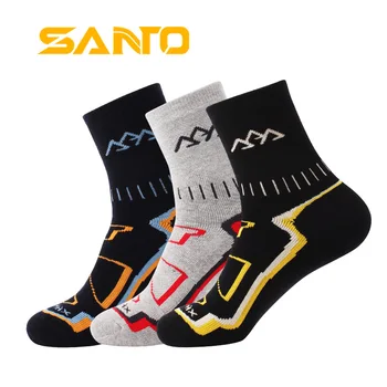 

3Pairs/lot 2020 New Brand Men Socks Quick dry Cotton Sock CoolMax Warm Thick Socks Odor Resistant Casual Male Terry Sock