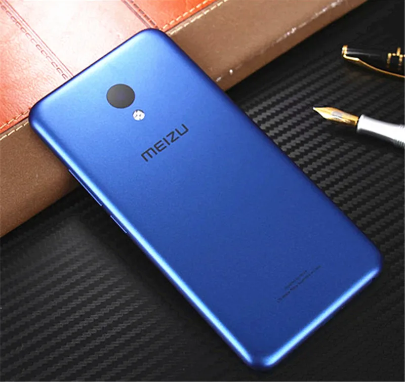 

Official Meizu Back Battery Cover For Meizu M5 Original PC Phone Case for Meilan 5 Housing Replacement Parts 5.2