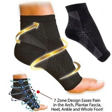 Бег защиты лодыжки Спорт на открытом воздухе растяжение ножной браслет Con повязка на лодыжку эластичные calze ciclismo Для Бега Спортзала