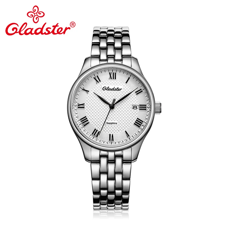 

Gladster Luxury Japan MIYOTA2315 Business Men Watch Fashion Casual Quartz Wristwatch Sapphire Crystal Stainless Steel Man Clock