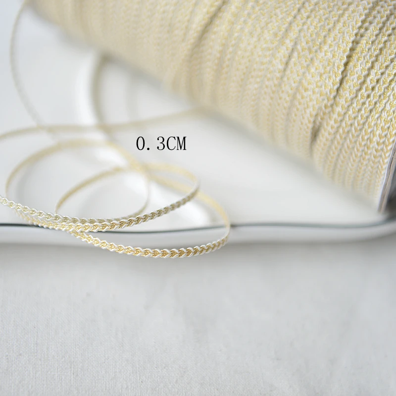 hot sale Keel silk ribbon lace doll dress lace accessories garment material 3 mm G920