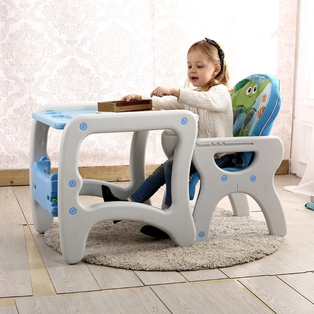 Multifunction Children High Chair, Folding, Adjustable,Portable Baby Feeding Chair & Table