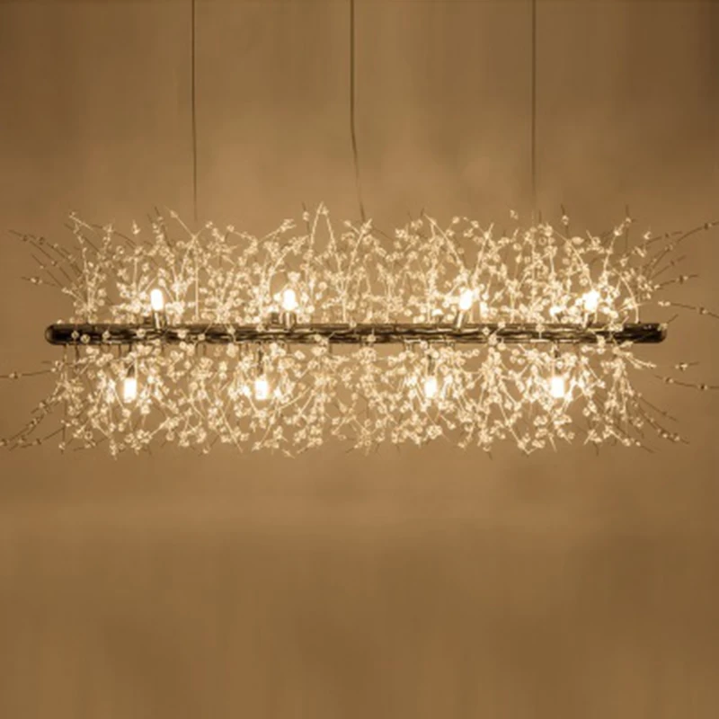 

LukLoy Modern Kitchen Island Pendant Light Inspiring Dandelion Dining Table Hanging Lamp Counter Suspension Lighting Fixture
