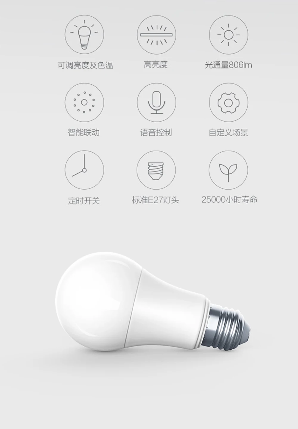 Xiaomi Aqara LED Light Bulb (tunable white)-10