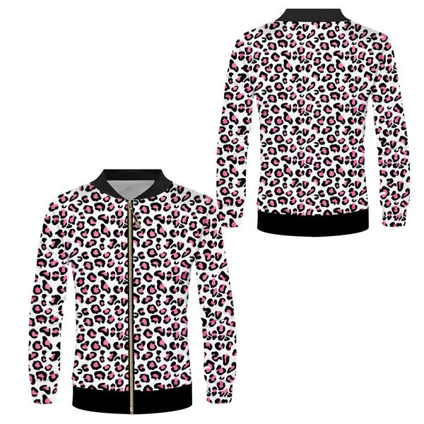 Luxury Leopard 3d Print Zip Up Baseball Bomber Jackets Coats Fall Winter Sportswear Windbreaker Jacket Outwear Custom S 6xl Jackets Aliexpress
