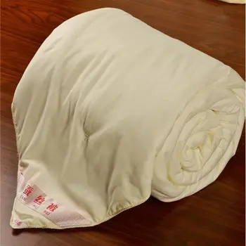 

Handwork Positioning Silk Comforters 100%Mulberry Silk Filling Quilts 2-4kg Silk Blankets Sanding Applique Cotton Fabric Cover