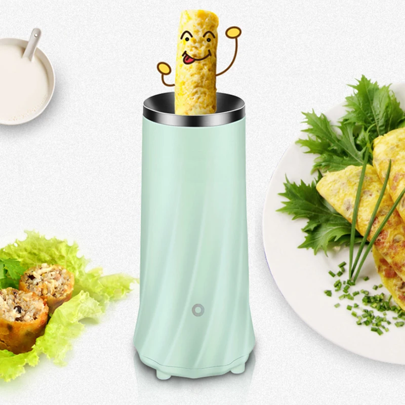 

1Pcs Automatic Breakfirst Egg Roll Maker DIY Fast Egg-frying Machine Electric Sausage Omelet Device Egg Boiler Kitchen Gadgets