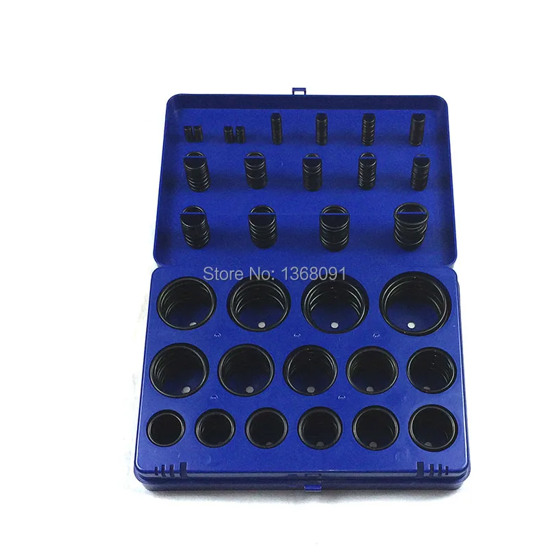 

High quality Metric 70 Nitrile Rubber O Ring Set Assortment Kit Auto Oring 386PCS SI-386-BLUE FREE SHIPPING