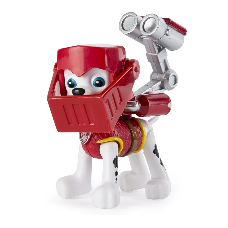 

1pc New Style Genuine Paw PATROL Dog with helmet action Figure chase apollo puppy patrol Doll Kids Christmas Birthday gift