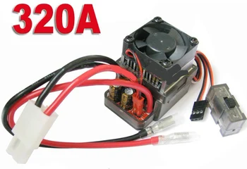 

1PCS 7.2-16V High Voltage Version 320A Water-proof Brush ESC Dual Way With Brake Tamiya Plug For On-road Cars Climbing