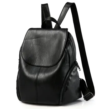 

Ygdb Fashion Women Travel Backpack Famle Casual PU Leather Preppy Rucksack Satchel Ladies College School Bags UN0621