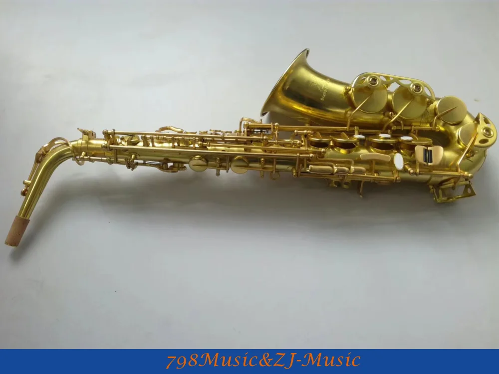 

Eb Alto Saxophone Original Copper Body High F# With-Black Pearl Buttons