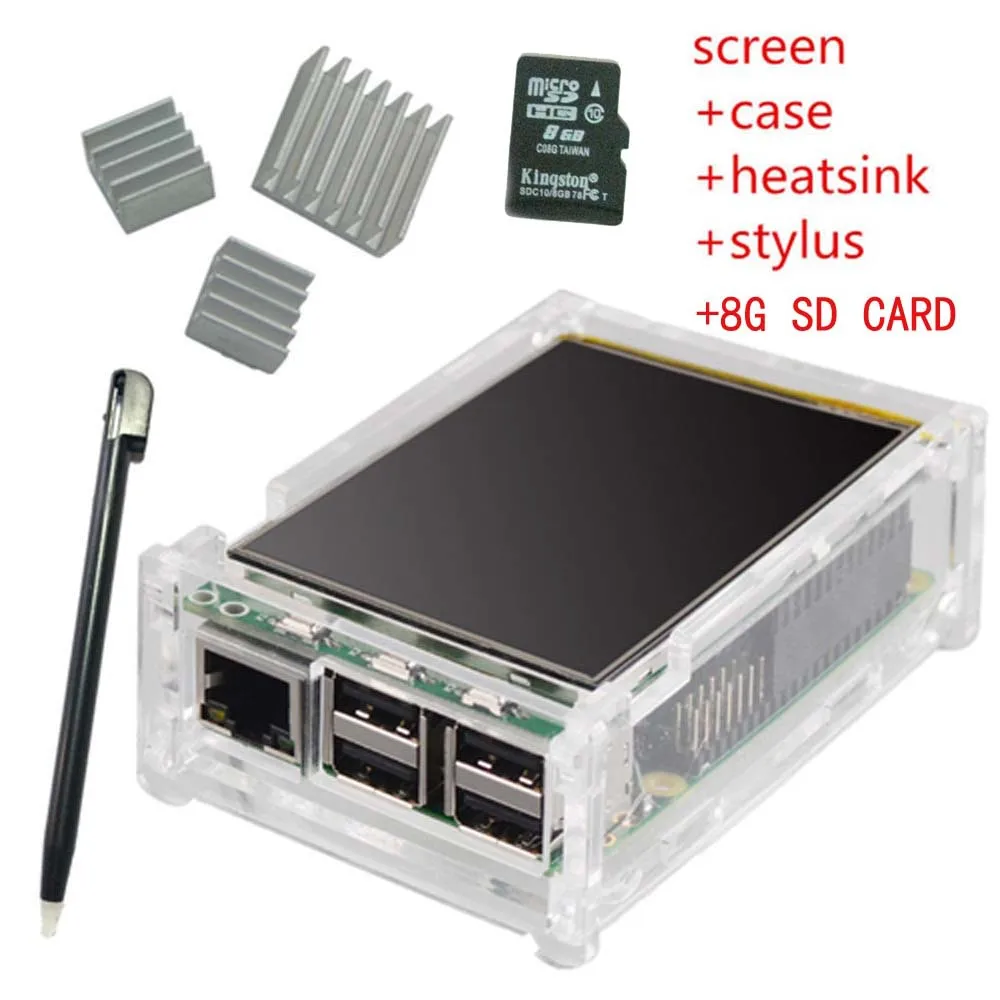 Raspberry Pi сенсорный ЖК экран 3 2 дюйма 320*240 для A +/B +/Pi2 B/Pi3 B /4B|lcd pink screen|lcd screen filmlcd factory |
