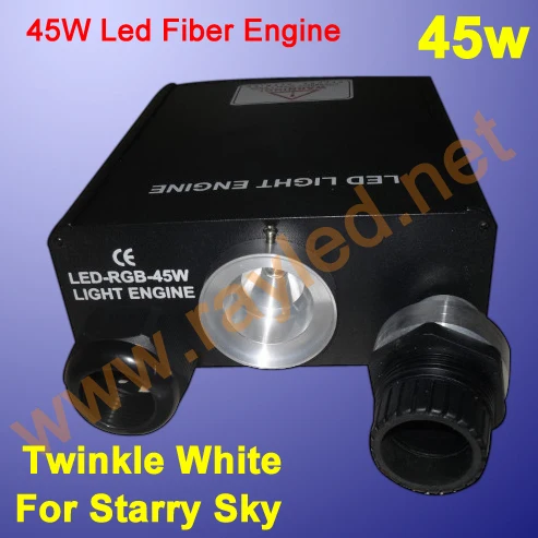 

45w,white, twinkle for starry sky,with remote control,LED fiber engine