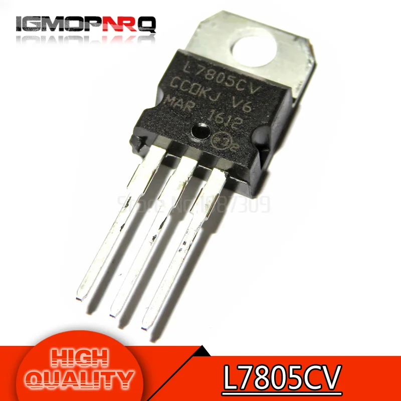 

10pcs free shipping L7805CV L7805 KA7805 MC7805 Voltage Regulator 5V 1.5A TO-220 new original