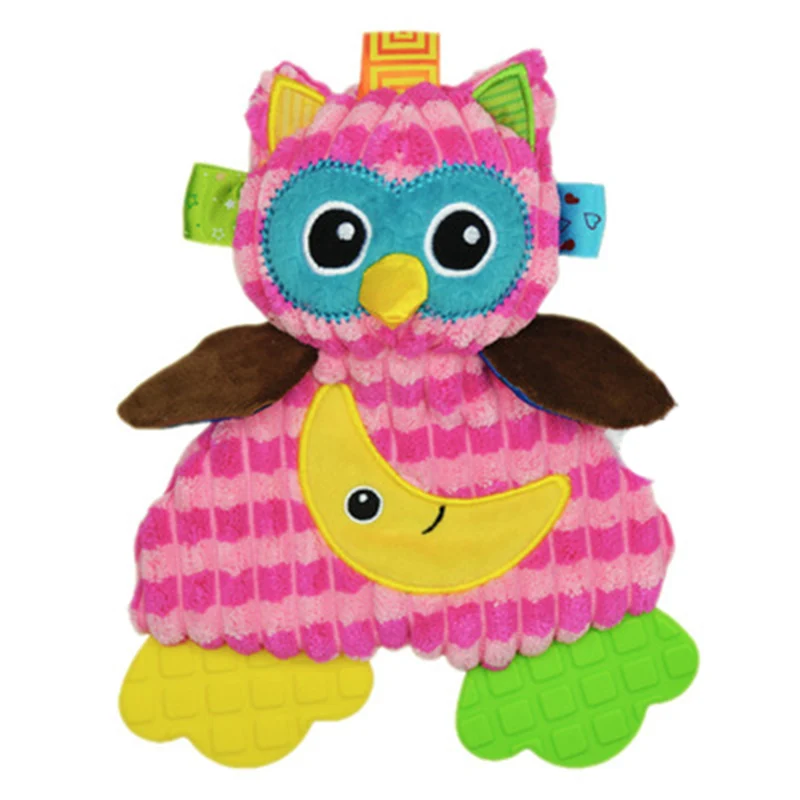 

Newborn Soft Baby Cute Toys Baby Cartoon Animals Rattles Toy Playmate Plush Doll Teether Toys For Baby Kids