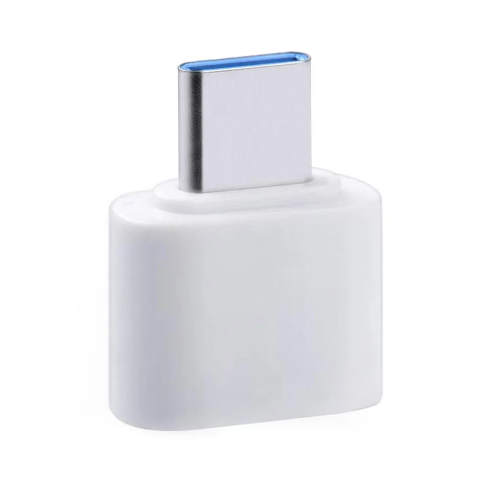 Кабель-адаптер EPULA USB 3,0 type-C OTG type C USB-C OTG конвертер для HuaweiHuawei samsung мышь клавиатура USB диск флэш - Цвет: White