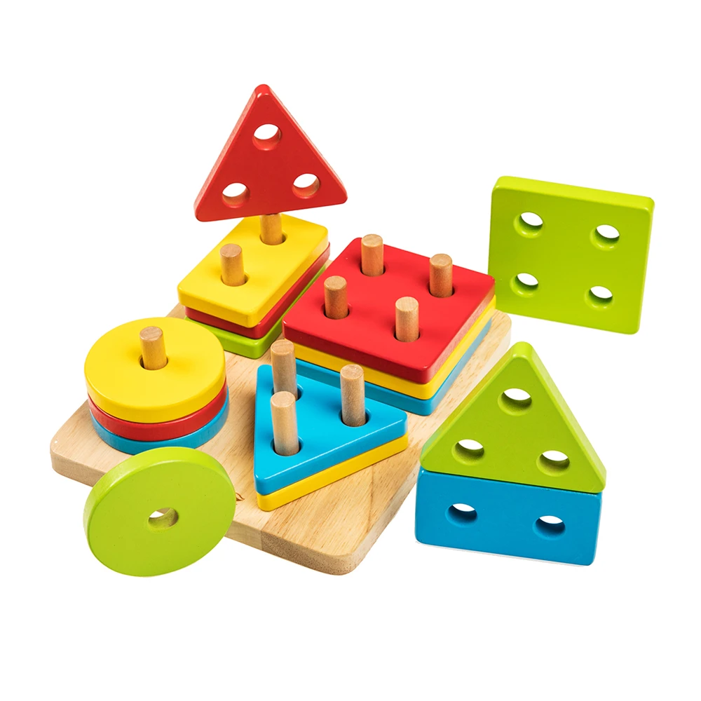 wooden shape sorter puzzle