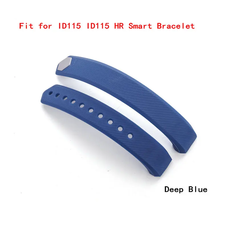 

ID115 ID115 HR Smart Band Strap Replacement Bracelet Strap Watchband Silica Belt Colorful Smart Accessories for id 115 Smartband