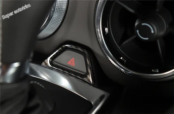 

Lapetus Car Emergency Light Button Open Close Switch Cover Trim Fit For Chevrolet Camaro 2016 - 2019 ABS Carbon Fiber