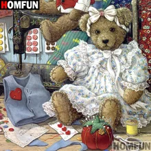 HOMFUN полный квадрат/круглый 5D DIY Алмазная вышивка &quotмультяшный